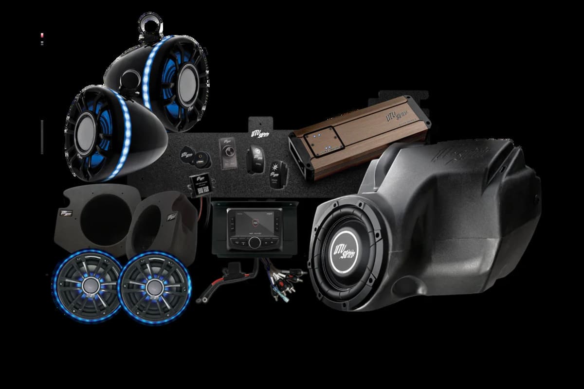 UTV Stereo Polaris RZR Elite Series Stage 6 Stereo Kit