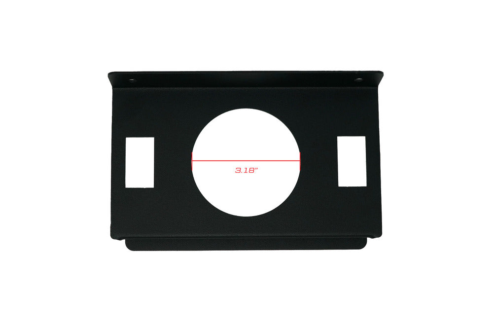 UTV Stereo Polaris RZR Pocket Display Unit Mount w/ Rocker Switch Cutouts