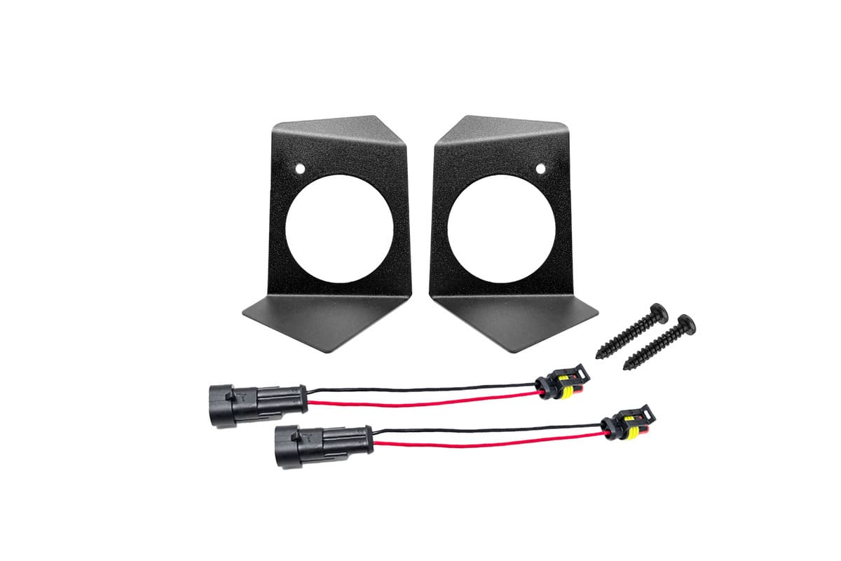 UTV Stereo Polaris Ranger 1500 Pro Series 1" Built In RGB LED Tweeter - Pair