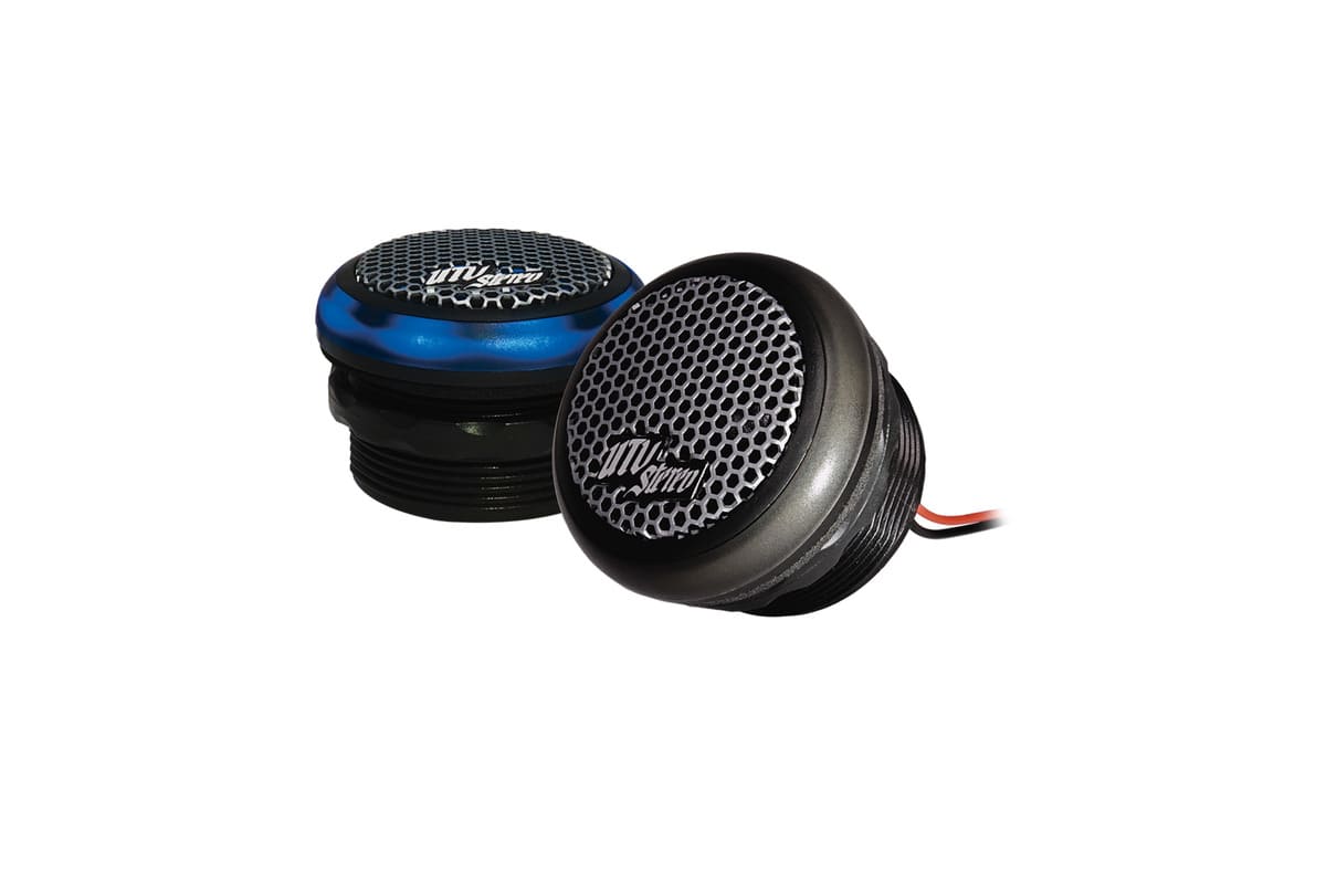 UTV Stereo Polaris Ranger 1500 Pro Series 1" Built In RGB LED Tweeter - Pair