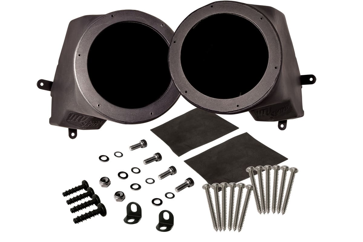 UTV Stereo Polaris RZR Pro Series 6.5" Dash Panel Speaker Enclosures