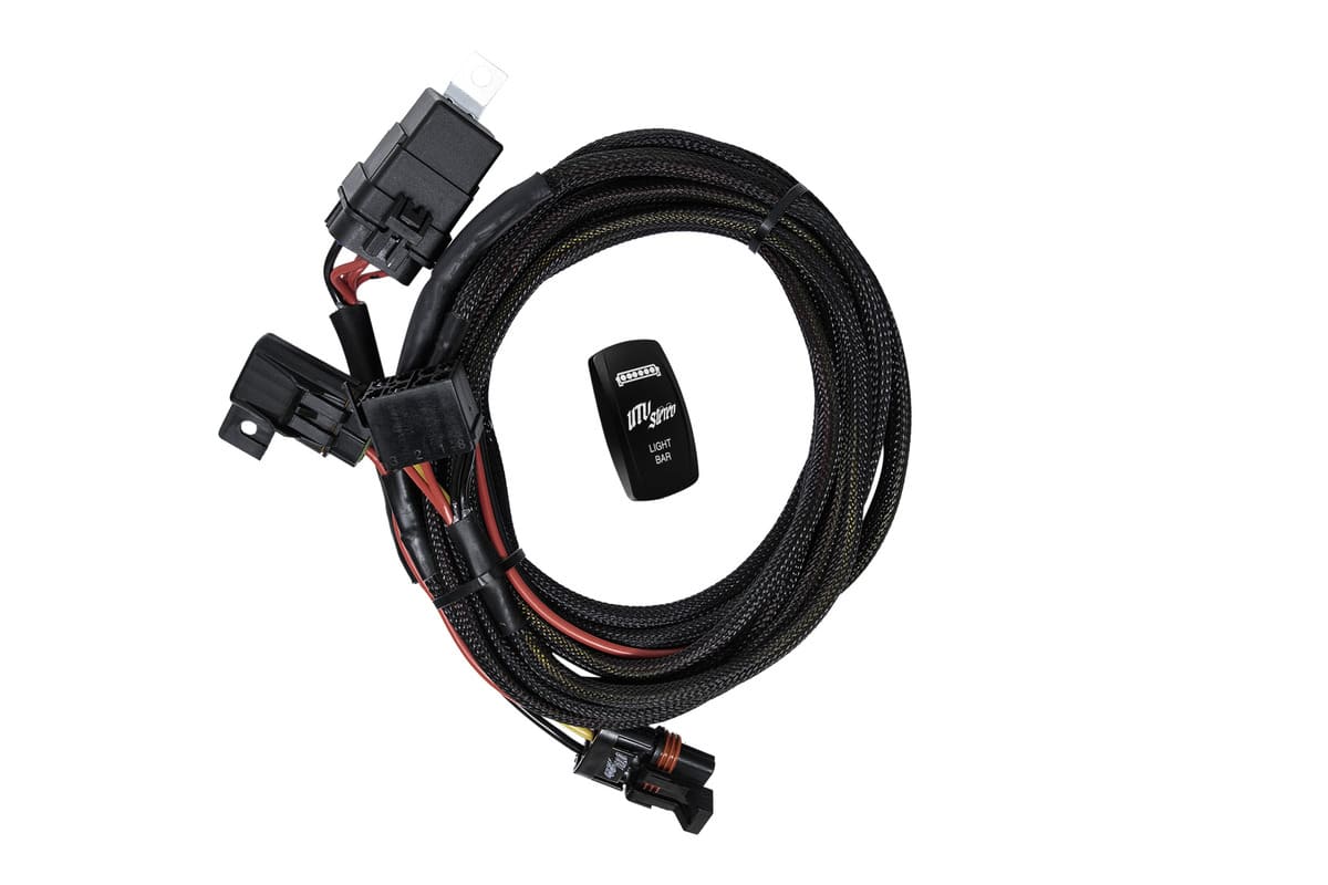 UTV Stereo Polaris RZR Pro Series High Current Harness Rocker Switch & Pulse Bar Plug