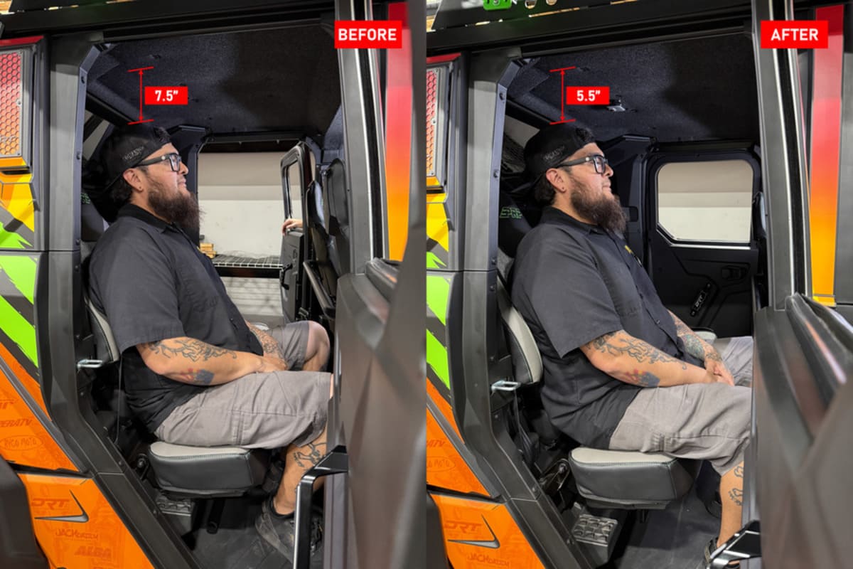 UTV Stereo Polaris Xpedition 2" Seat Lift Bar