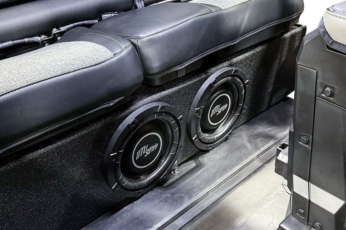 UTV Stereo Polaris Xpedition Rear Subwoofer Upgrade