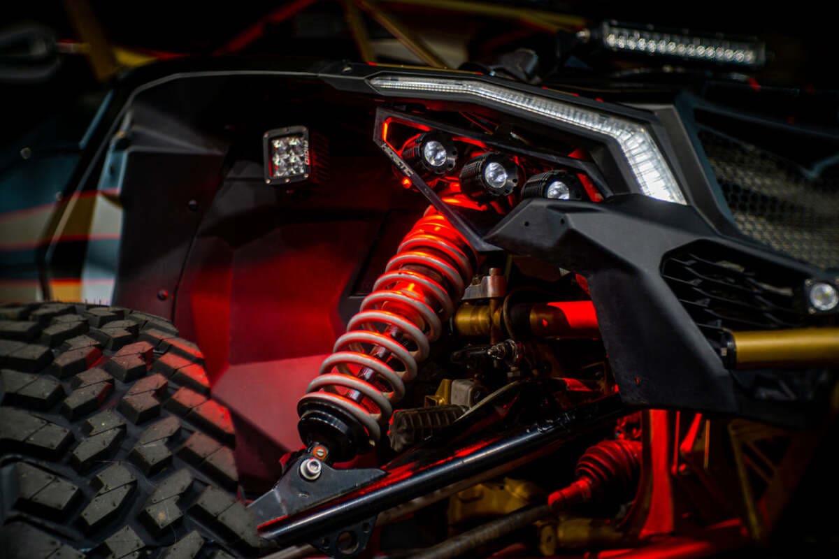 UTV Stereo RGBW Rock Light Kit - 8PCS