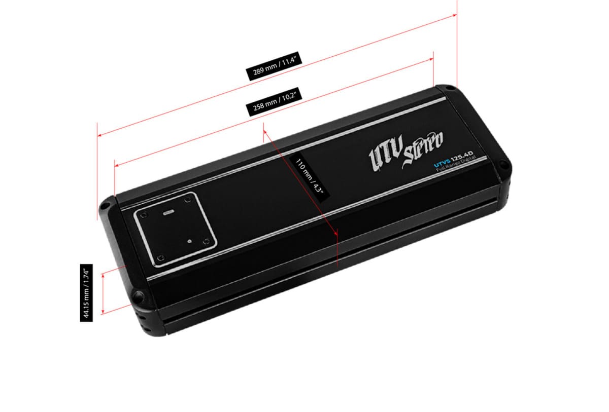 UTV Stereo Signature Series 1000W Monoblock Amplifier