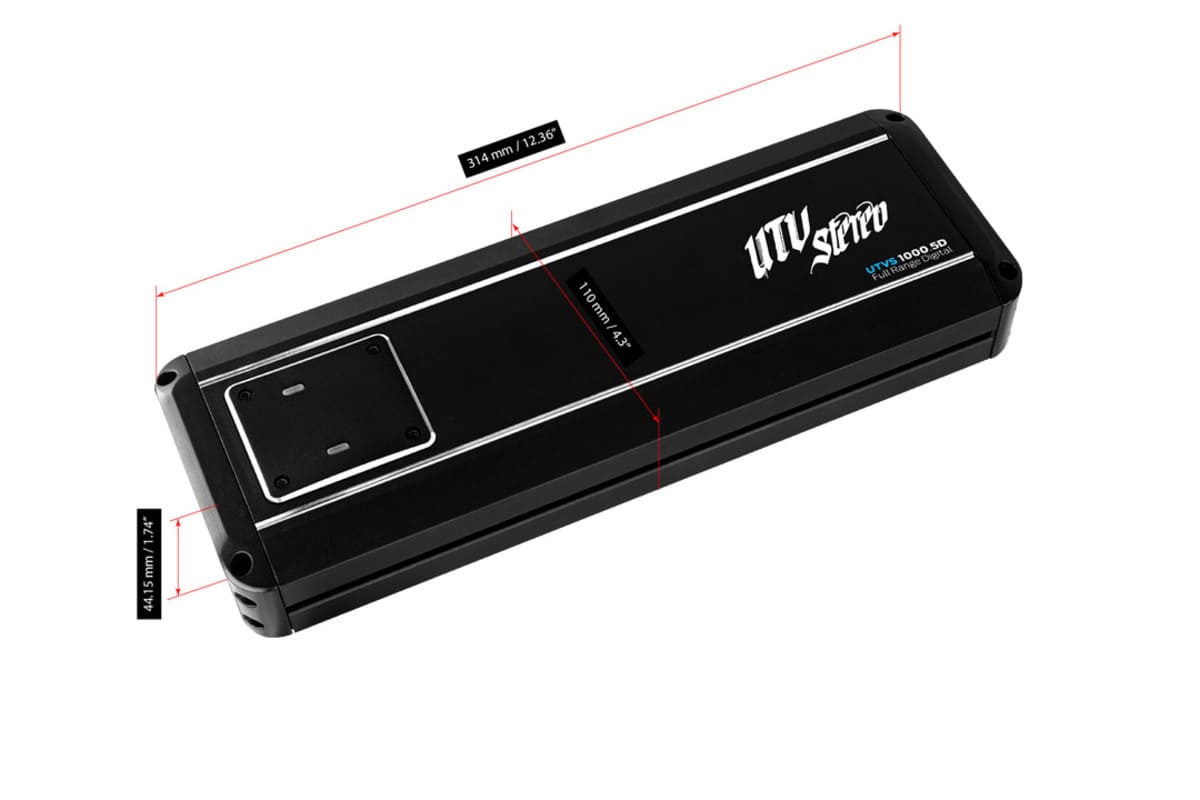 UTV Stereo Signature Series 1000W 5-Channel Amplifier