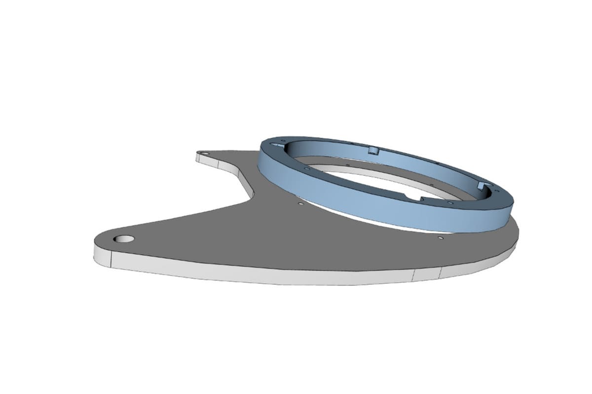 UTV Stereo Universal 6.5" Speaker Spacer Rings - Pair