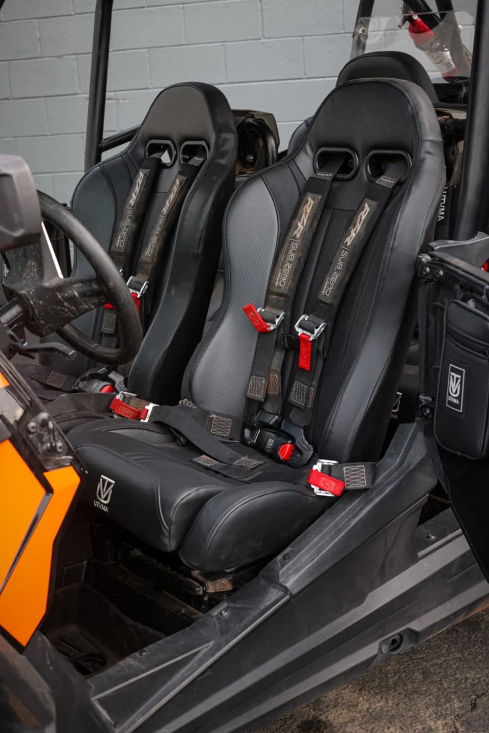UTVMA '14-'23 Polaris RZR 900 Front & Rear Weekender Series Suspension Bucket Seats
