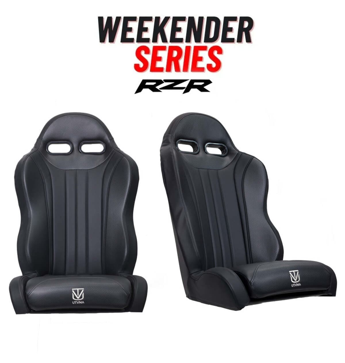 UTVMA '14-'23 Polaris RZR "Weekender" Series Front or Rear Bucket Seats