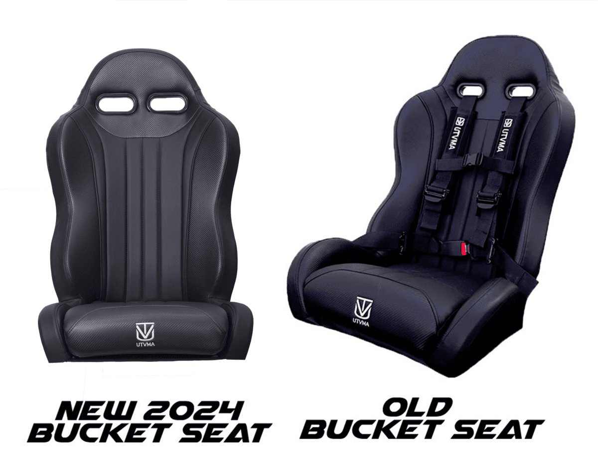 UTVMA '14-'23 Polaris RZR "Weekender" Series Front or Rear Bucket Seats