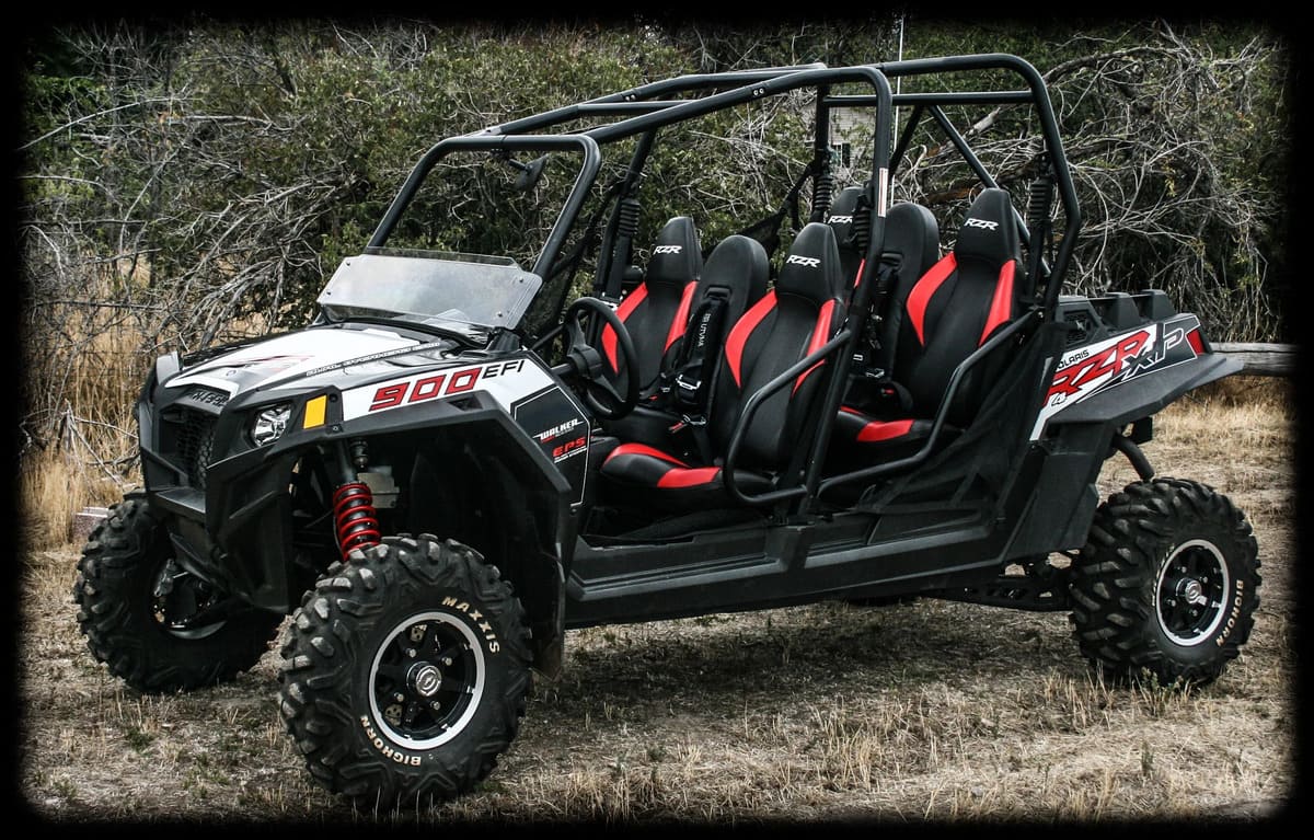 UTVMA '15-'24 Polaris RZR 4 900 Front & Rear Bump Seat Set
