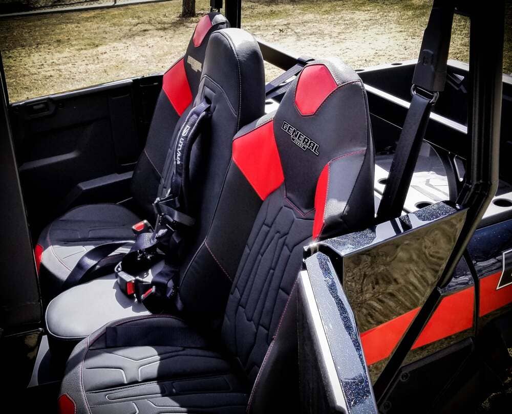 UTVMA '16-'25 Polaris General 4 Rear Bump Seat w/ Console Delete Kit