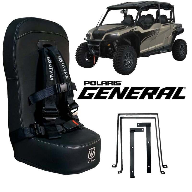 UTVMA '16-'25 Polaris General Front & Rear Bump Seat