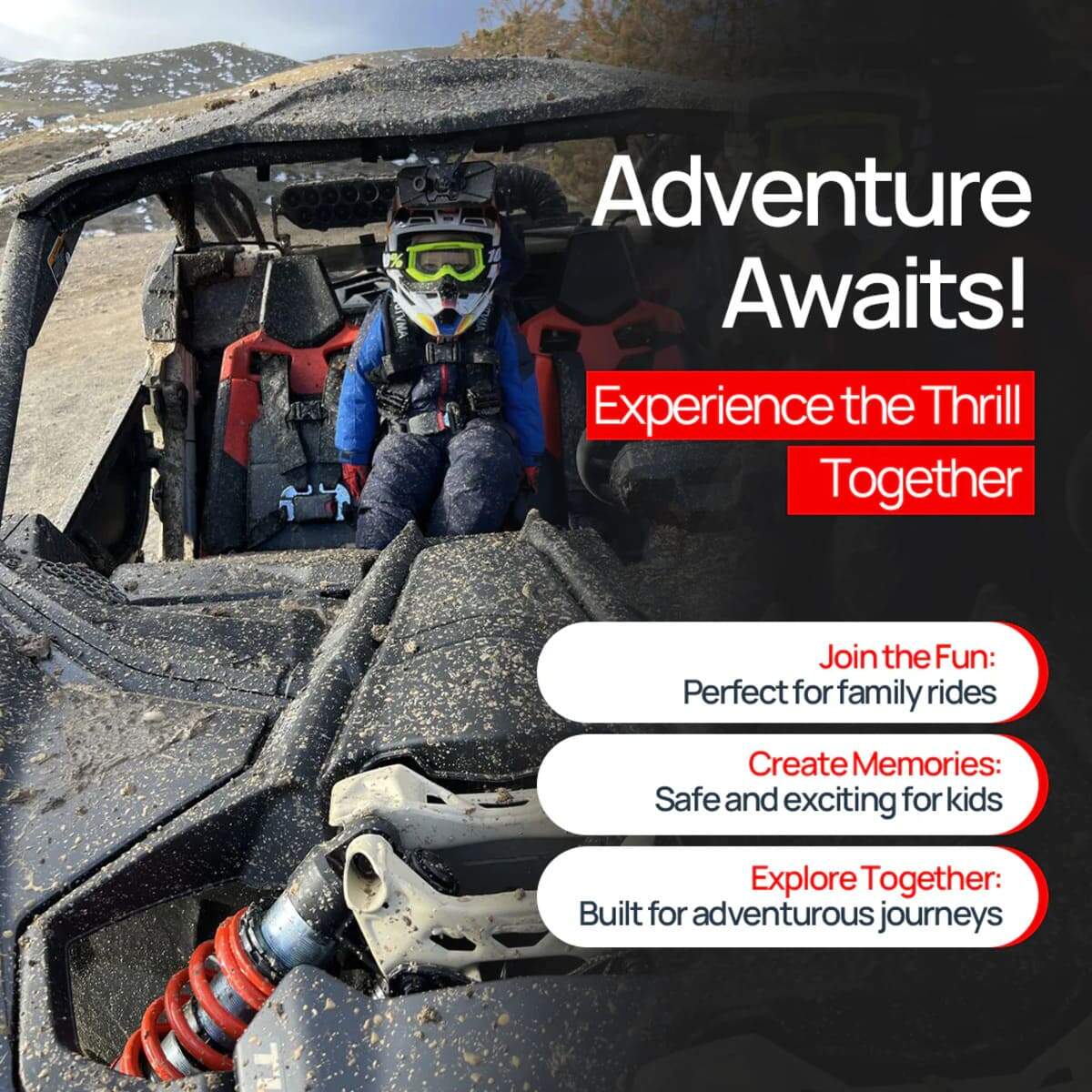 UTVMA '17-'25 Can-Am Maverick X3 Max Bump Seat