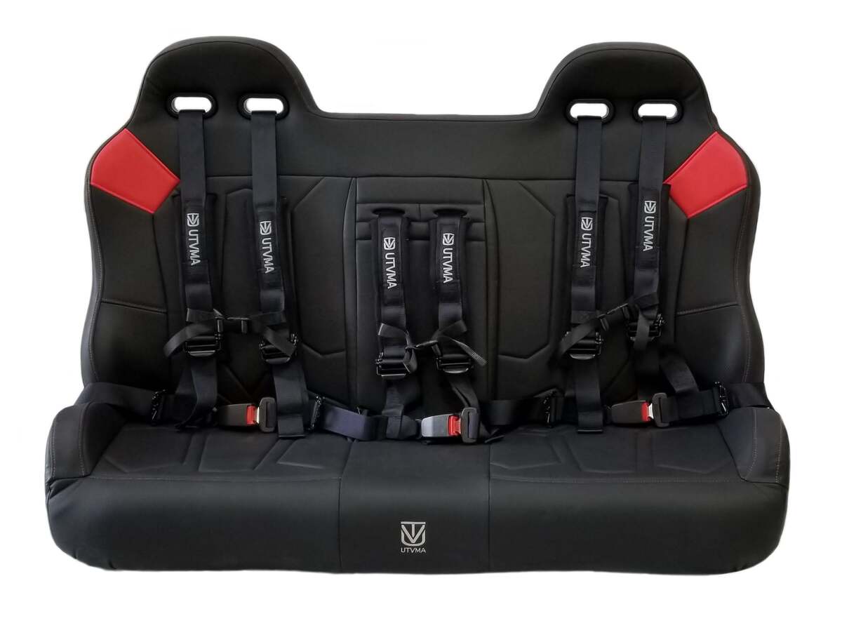 UTVMA '17-'25 Polaris General 1000 Rear Bench Seat w/ Harnesses