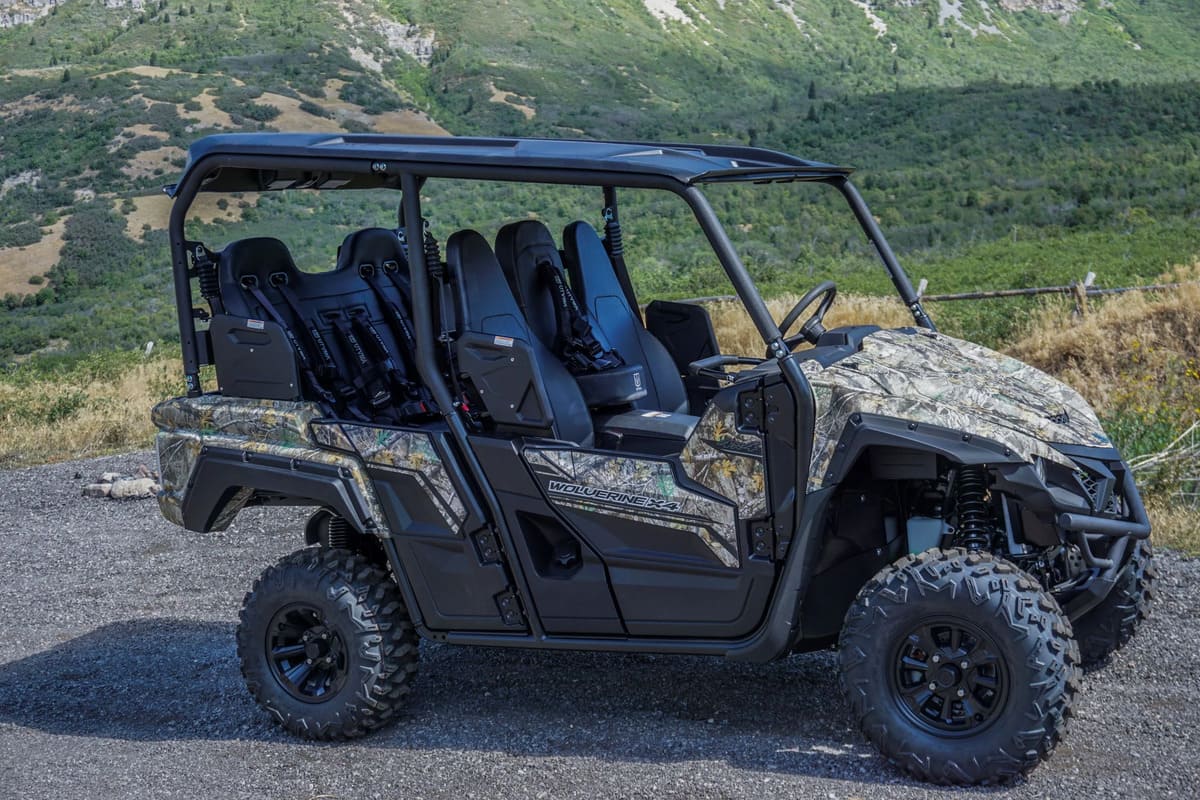 UTVMA '18-'25 Yamaha Wolverine X4 Rear Bench Seat w/ Harnesses