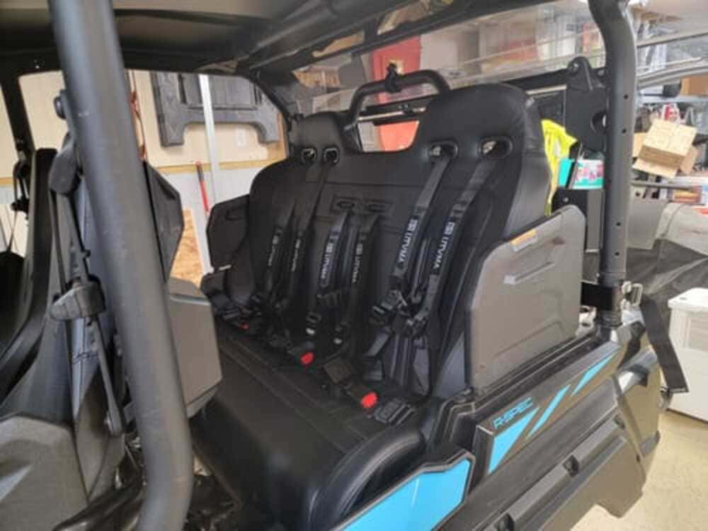 UTVMA '18-'25 Yamaha Wolverine X4 Rear Bench Seat w/ Harnesses