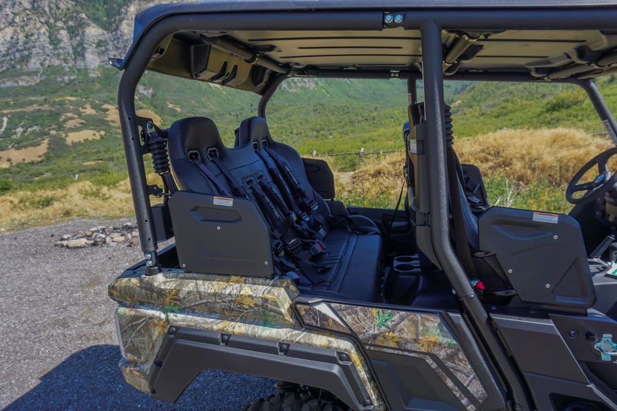 UTVMA '18-'25 Yamaha Wolverine X4 Rear Bench Seat w/ Harnesses
