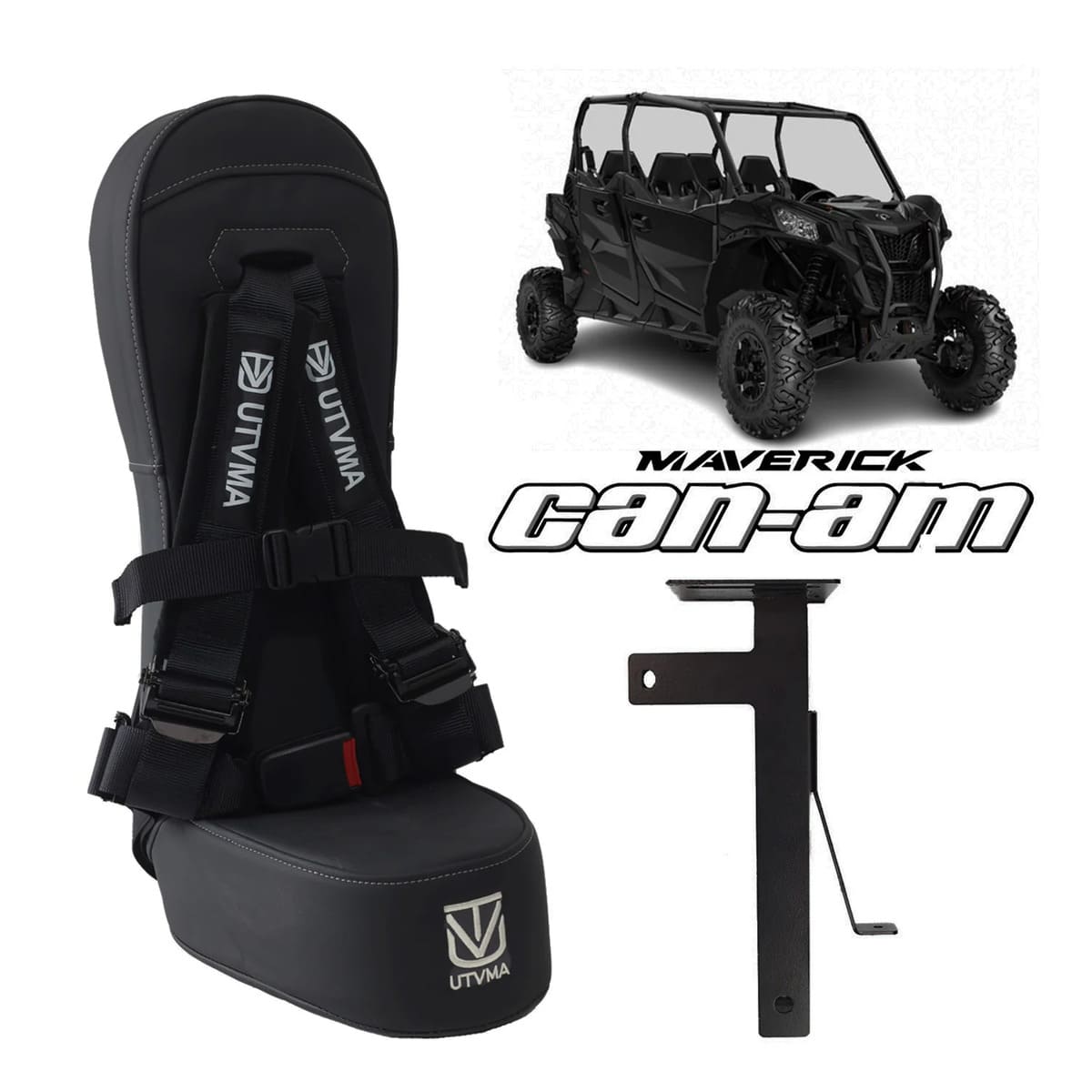 UTVMA '19-'25 Can-Am Maverick Sport Max Front or Rear Bump Seat