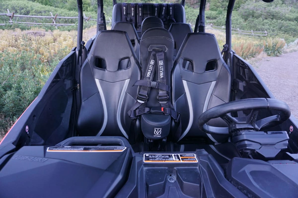 UTVMA '19-'25 Can-Am Maverick Sport Max Front & Rear Bump Seat