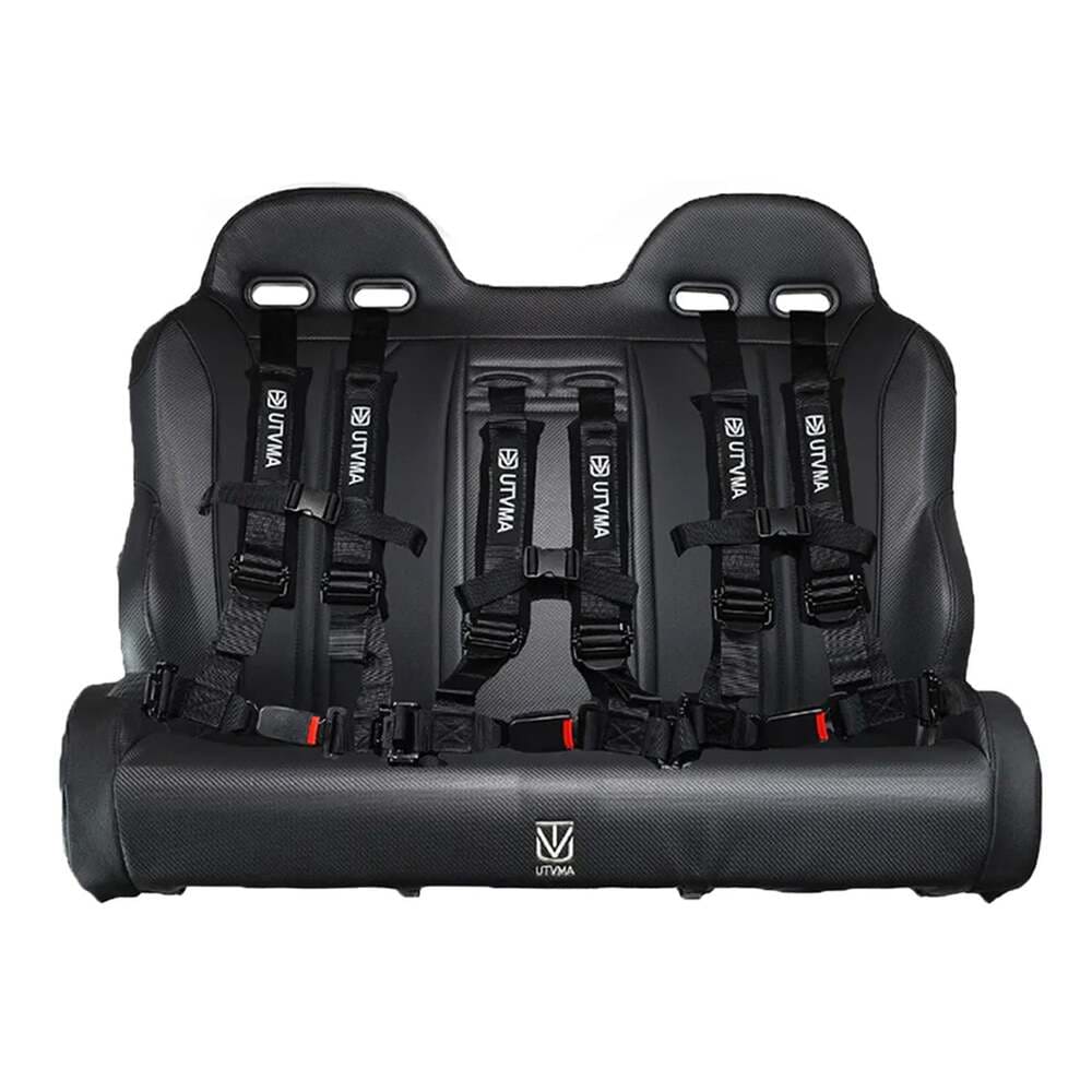 UTVMA '19-'25 Can-Am Maverick Sport Max Rear Bench w/ Harnesses