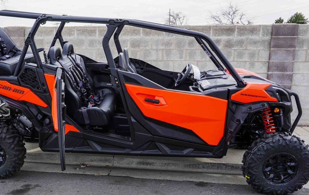 UTVMA '19-'25 Can-Am Maverick Sport Max Rear Bench w/ Harnesses
