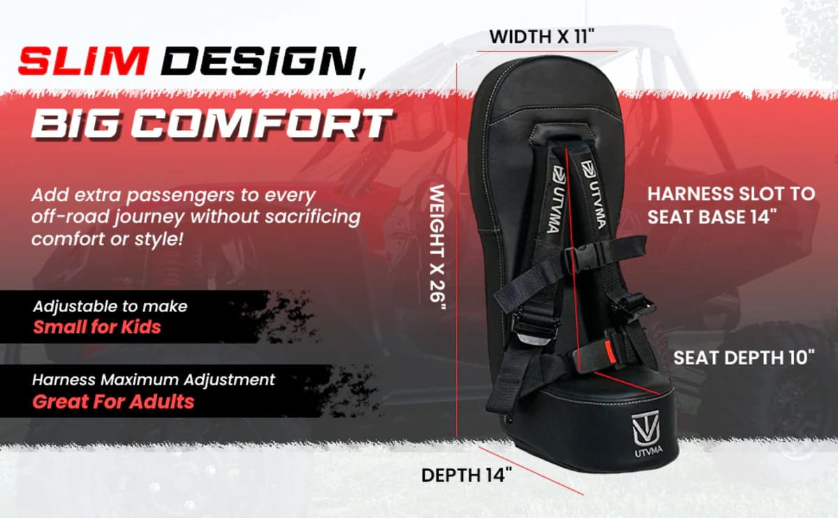 UTVMA '19-'25 Honda Talon 2 Bump Seat