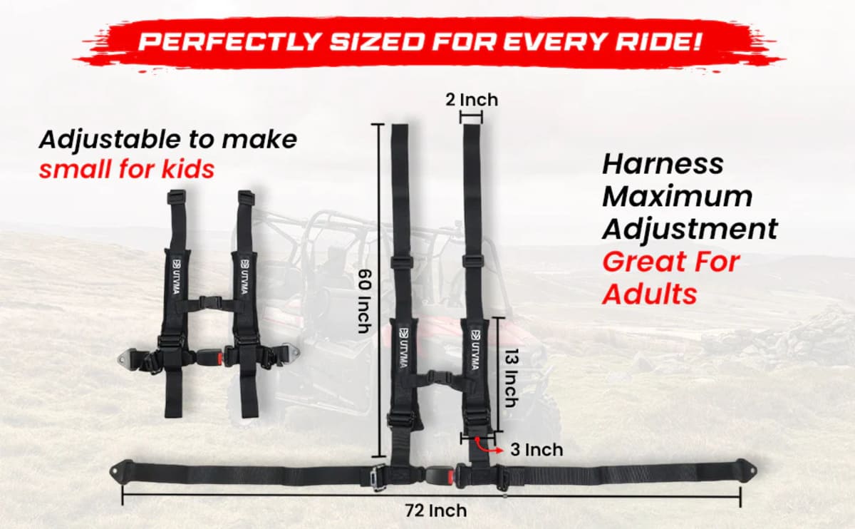 UTVMA '20-'25 Honda Talon 4 Rear Bump Seat