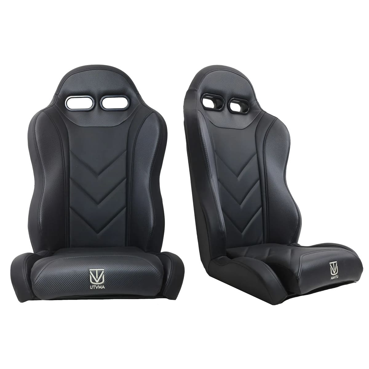 UTVMA '24-'25 Can-Am Maverick R 2 & 4 Seater Rebel Series Front Suspension Bucket Seats - Pair