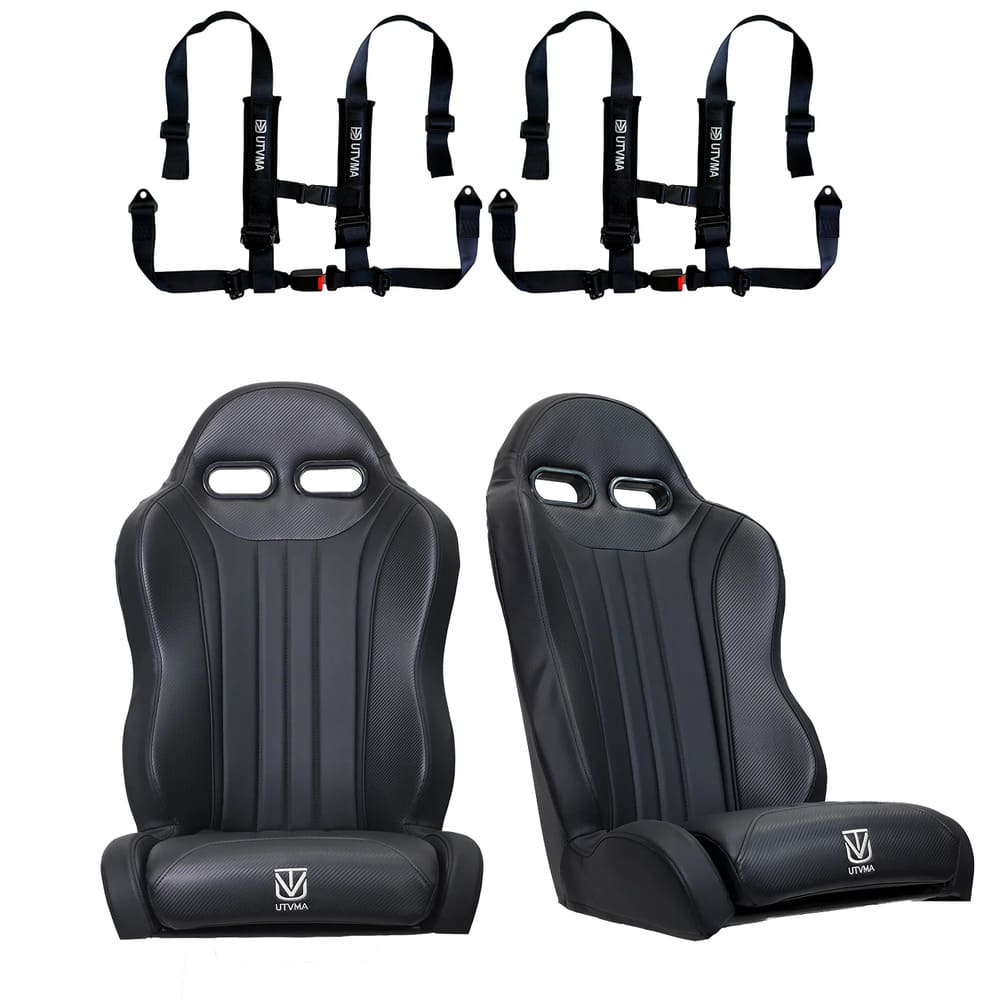 UTVMA '24-'25 Can-Am Maverick R 2 & 4 Seater Weekender Series Front Suspension Bucket Seats - Pair