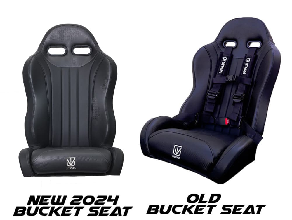 UTVMA '24-'25 Can-Am Maverick R 2 & 4 Seater Weekender Series Front Suspension Bucket Seats - Pair