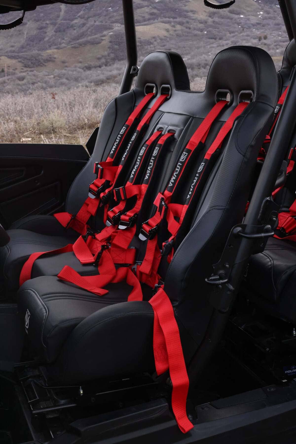 UTVMA '24 Polaris RZR 1000 2 & 4 Seater Front/Rear Bench Seat W Harnesses