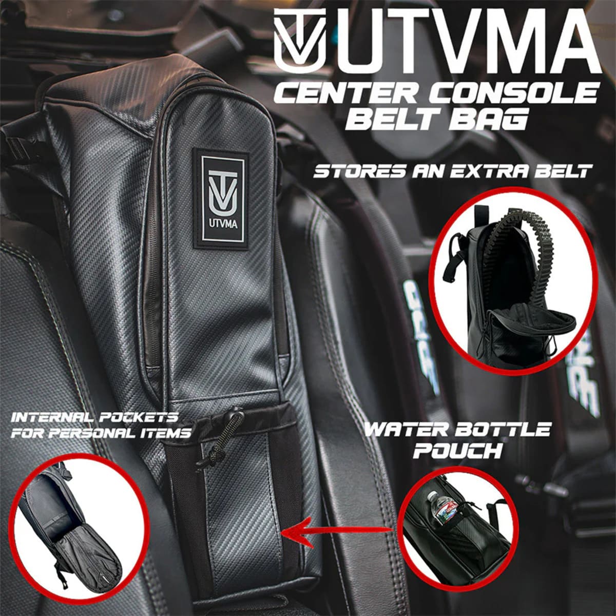 UTVMA Center Console Belt Bag