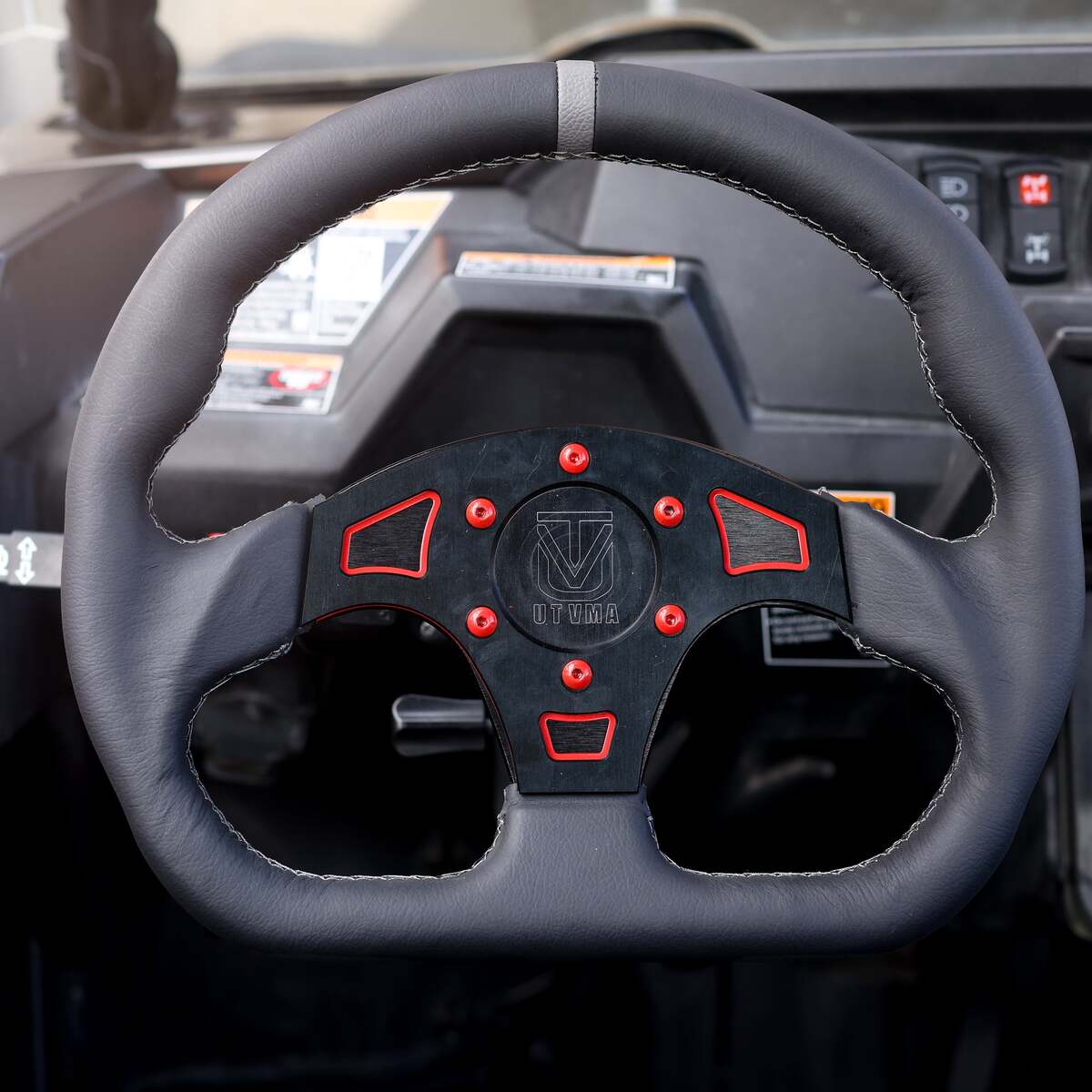 UTVMA DriftX Leather Steering Wheel With Hub