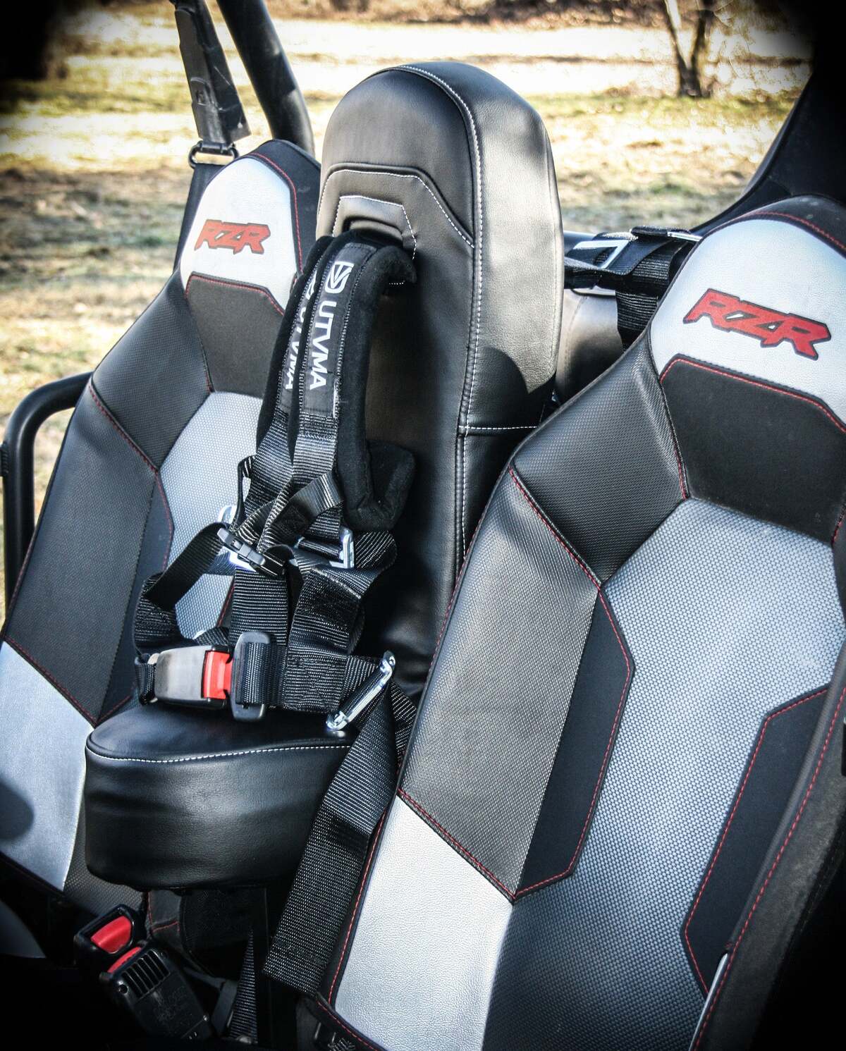 UTVMA Polaris RZR 4 1000 Front & Rear Bump Seat Set