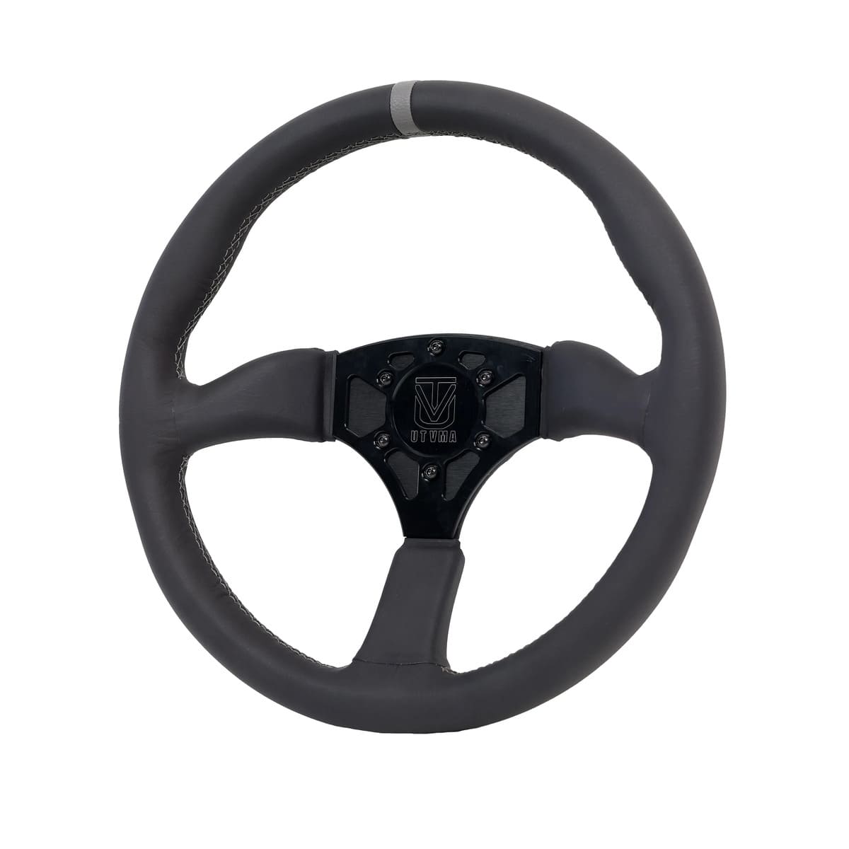 UTVMA Polaris RZR XP 1000 Octane Leather Steering Wheel w/ Hub