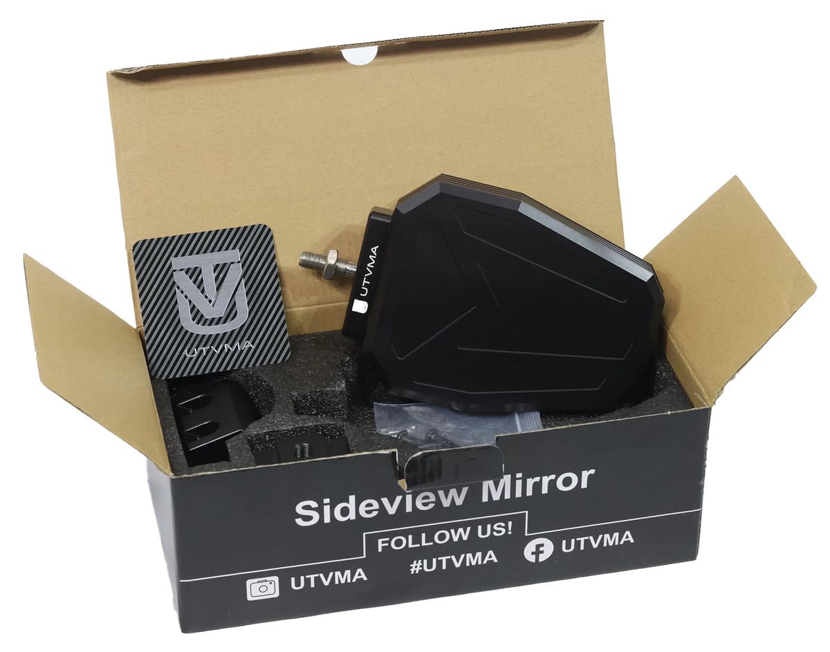 UTVMA Rearview & Sideview Mirror Kit