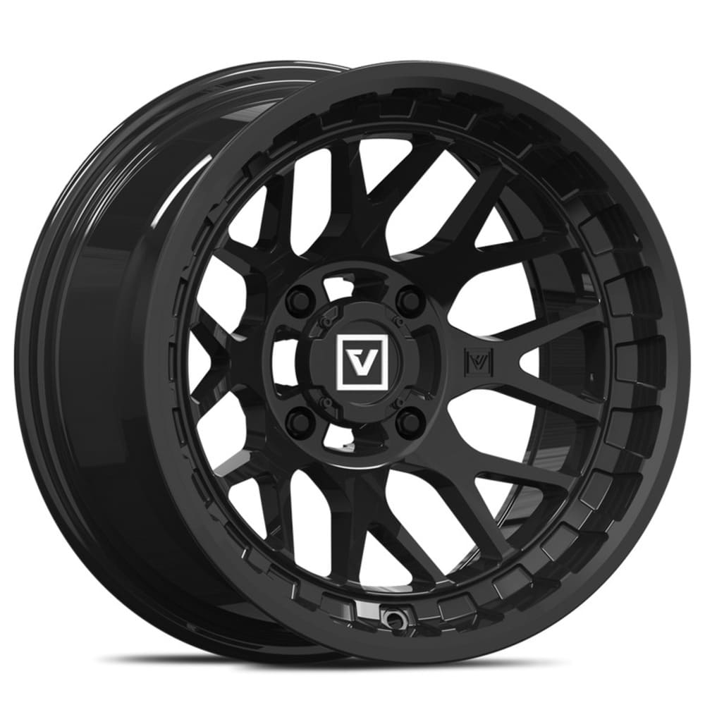 Valor Offroad 30" Alpha on 14x7 V03 UTV Wheel & Tire Kit