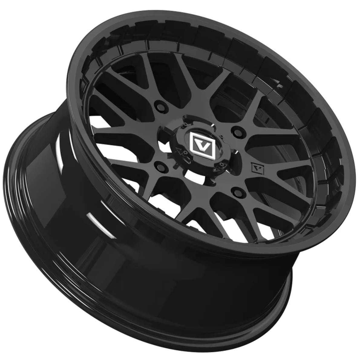 Valor Offroad Alpha on 15x7 V03 GB UTV Wheel & Tire Kit