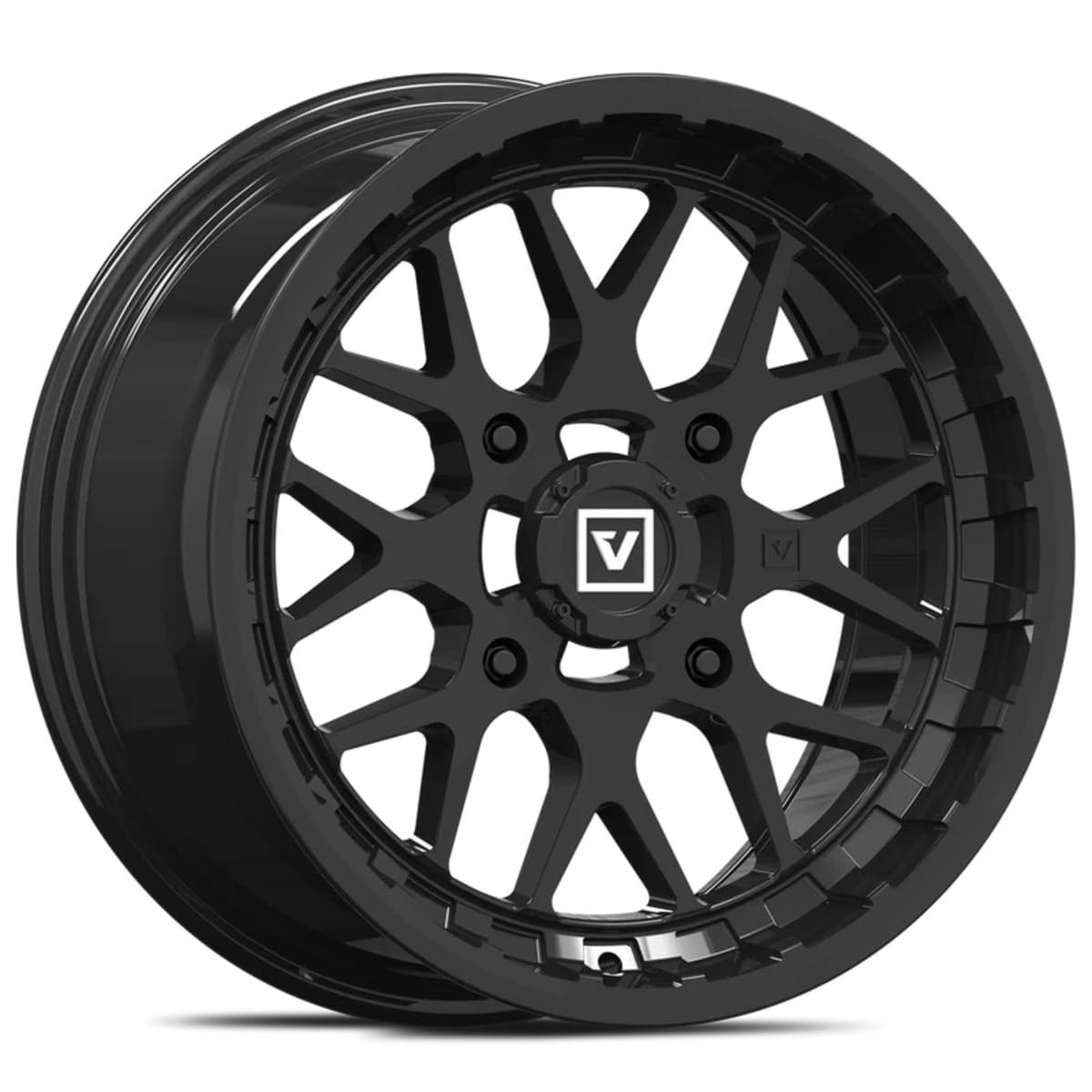 Valor Offroad Alpha on 15x7 V03 GB UTV Wheel & Tire Kit