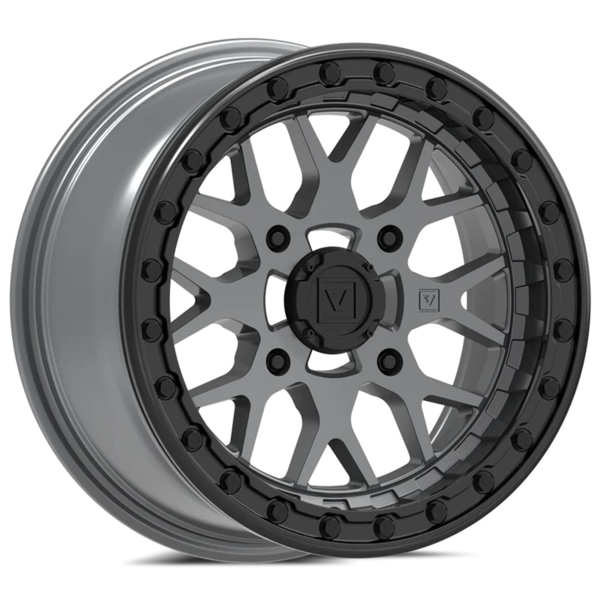 Valor Offroad Alpha on 15x7 V07 SG UTV Wheel & Tire Kit