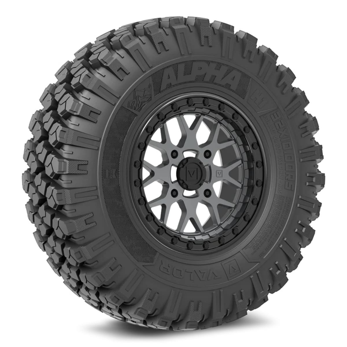 Valor Offroad Alpha on 15x7 V07 SG UTV Wheel & Tire Kit