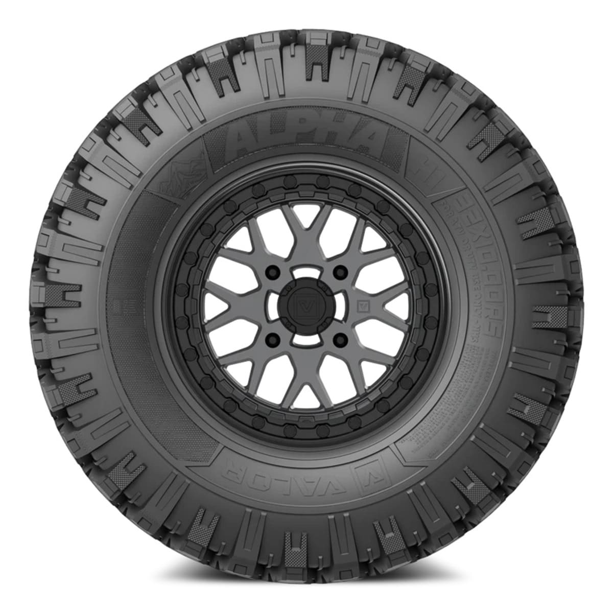 Valor Offroad Alpha on 15x7 V07 SG UTV Wheel & Tire Kit