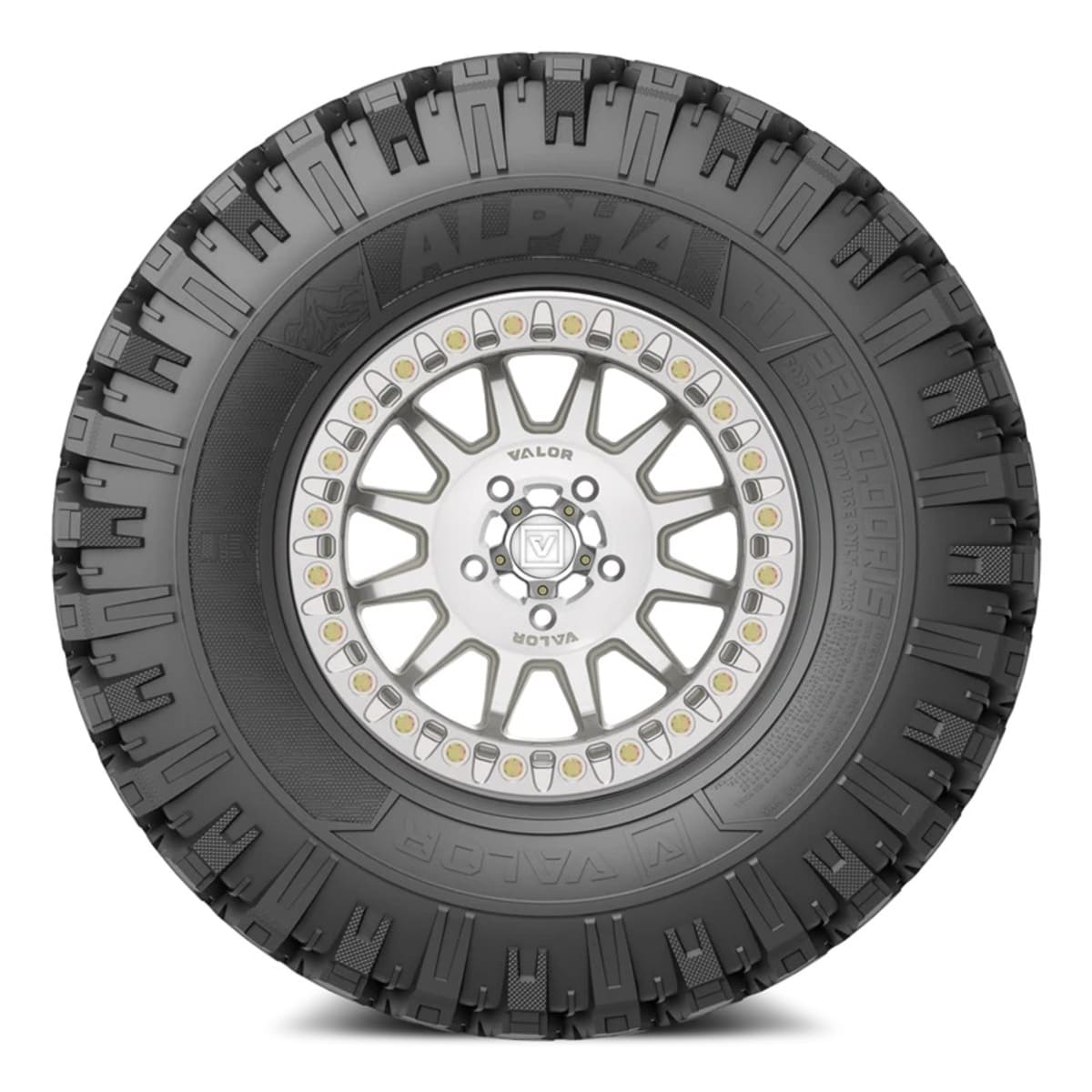 Valor Offroad Alpha on 15x7 V09 RM UTV Wheel & Tire Kit
