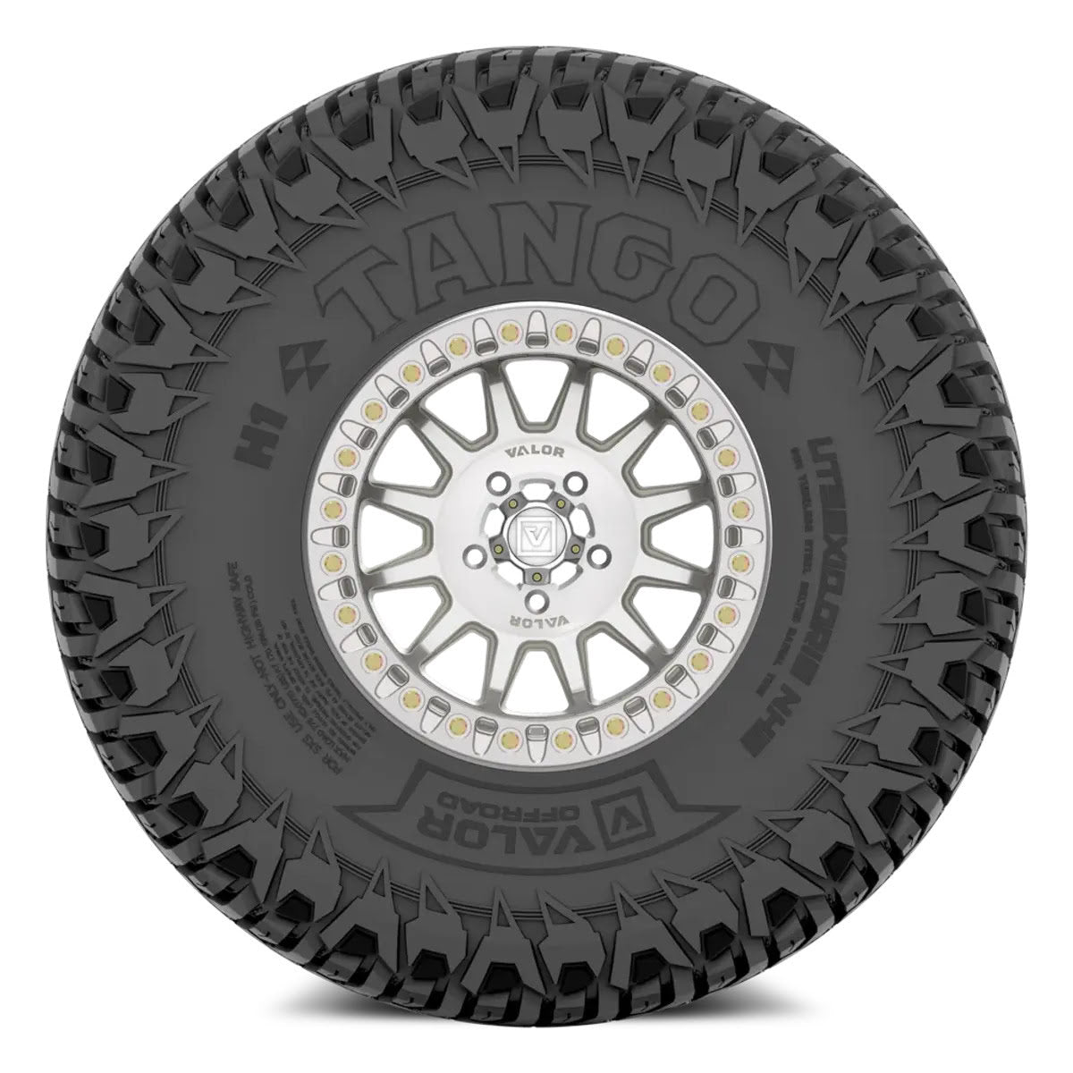 Valor Offroad Tango on 15x7 V09 RM UTV Wheel & Tire Kit