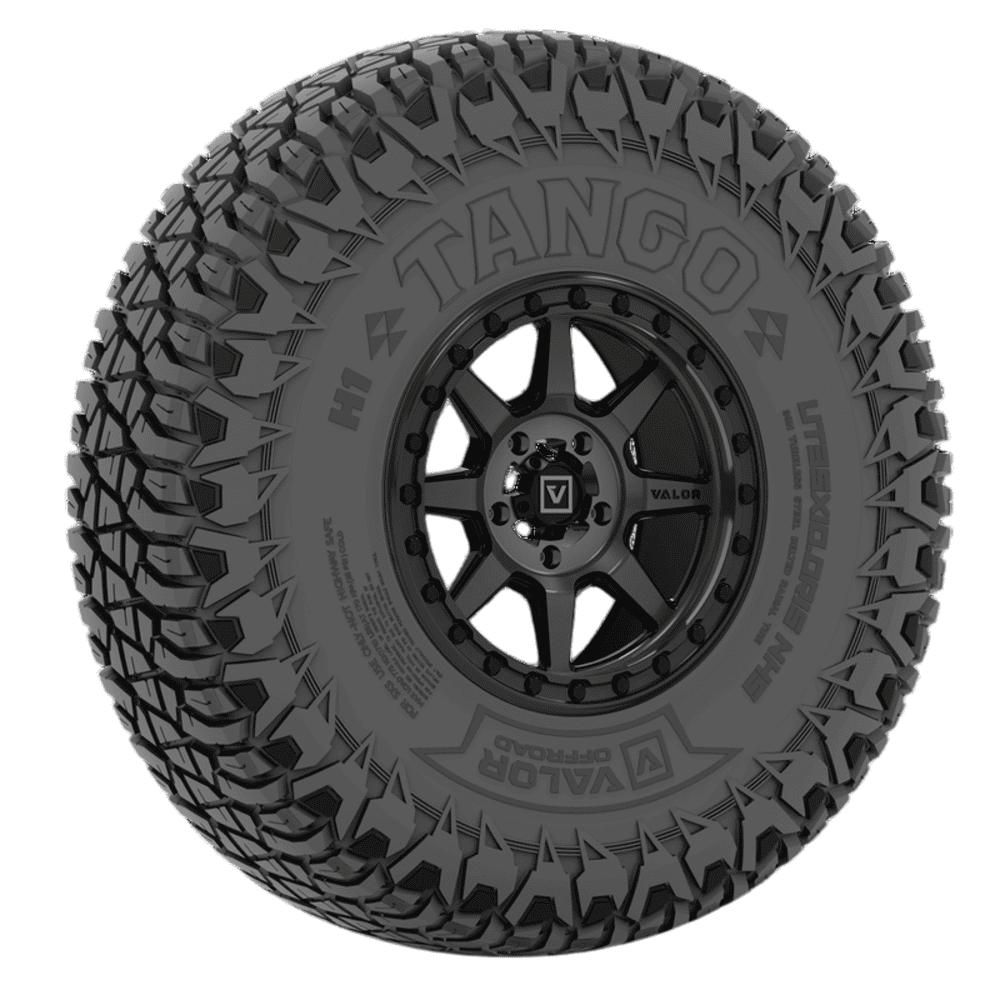 Valor Offroad Tango on 15x7 V13 DT UTV Wheel & Tire Kit