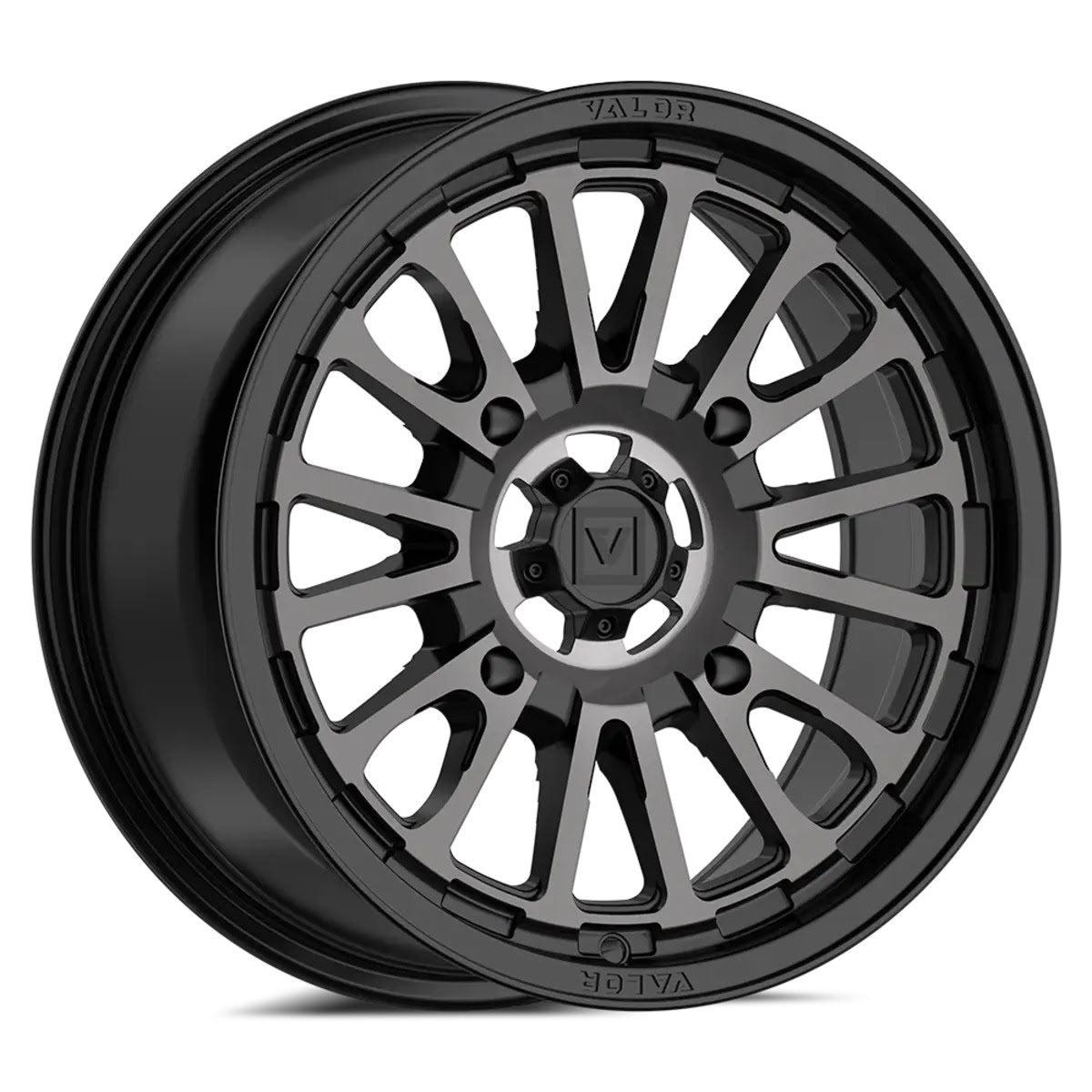 Valor Offroad Tango on 15x7 V14 DT UTV Wheel & Tire Kit