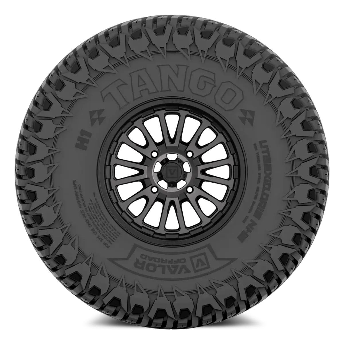 Valor Offroad Tango on 15x7 V14 DT UTV Wheel & Tire Kit