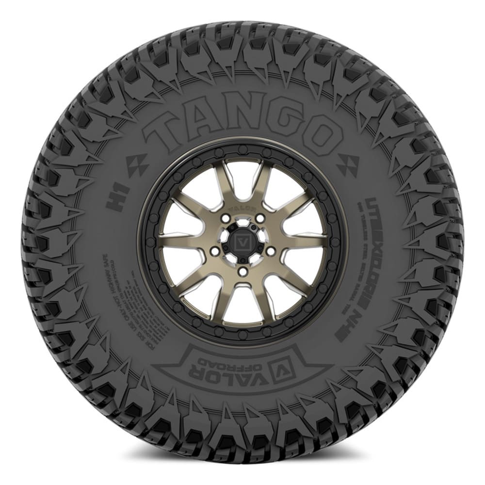Valor Offroad Tango on 15x7 V15 Bronze UTV Wheel & Tire Kit